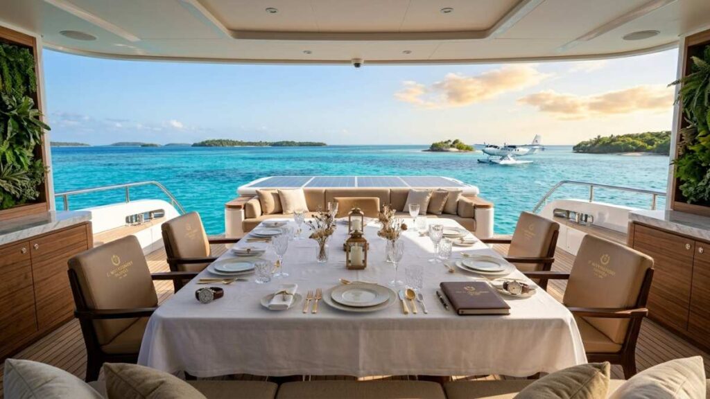 Exclusive luxury private yacht charter Caribbean experience in Rosario Islands.
