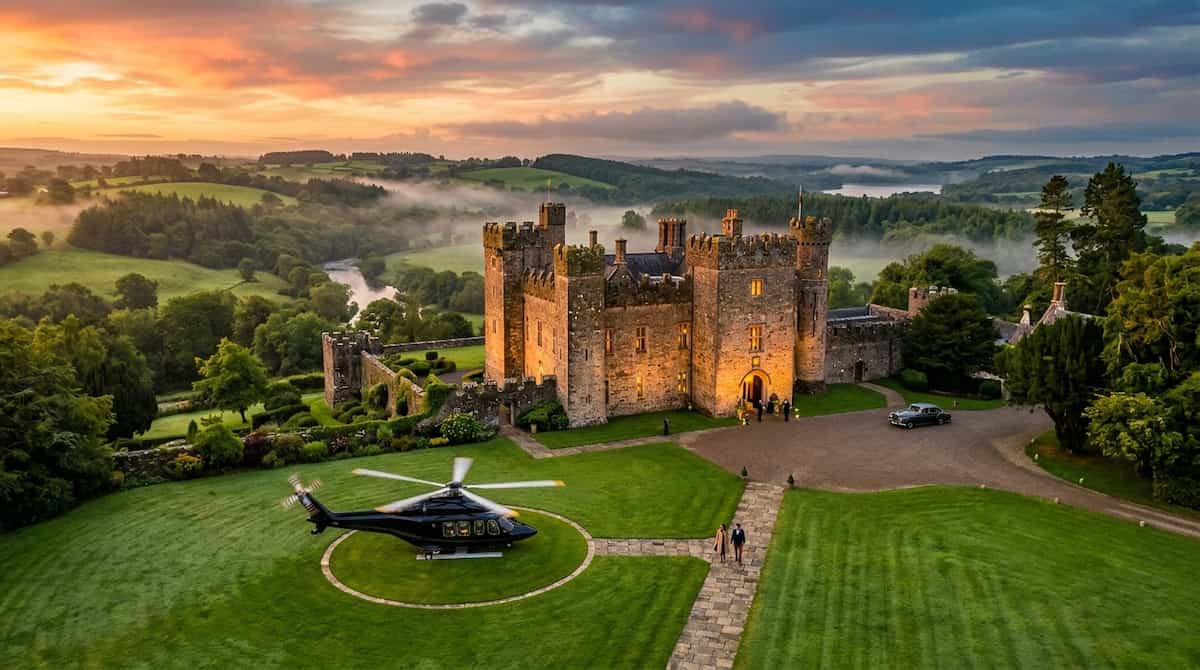 Luxury travel ireland guide featuring an exclusive private heritage castle charter