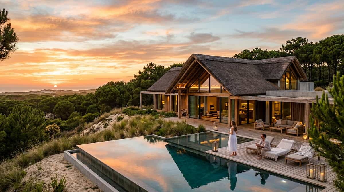 Ultra-luxury destinations in portugal featuring an exclusive private beach estate in Comporta